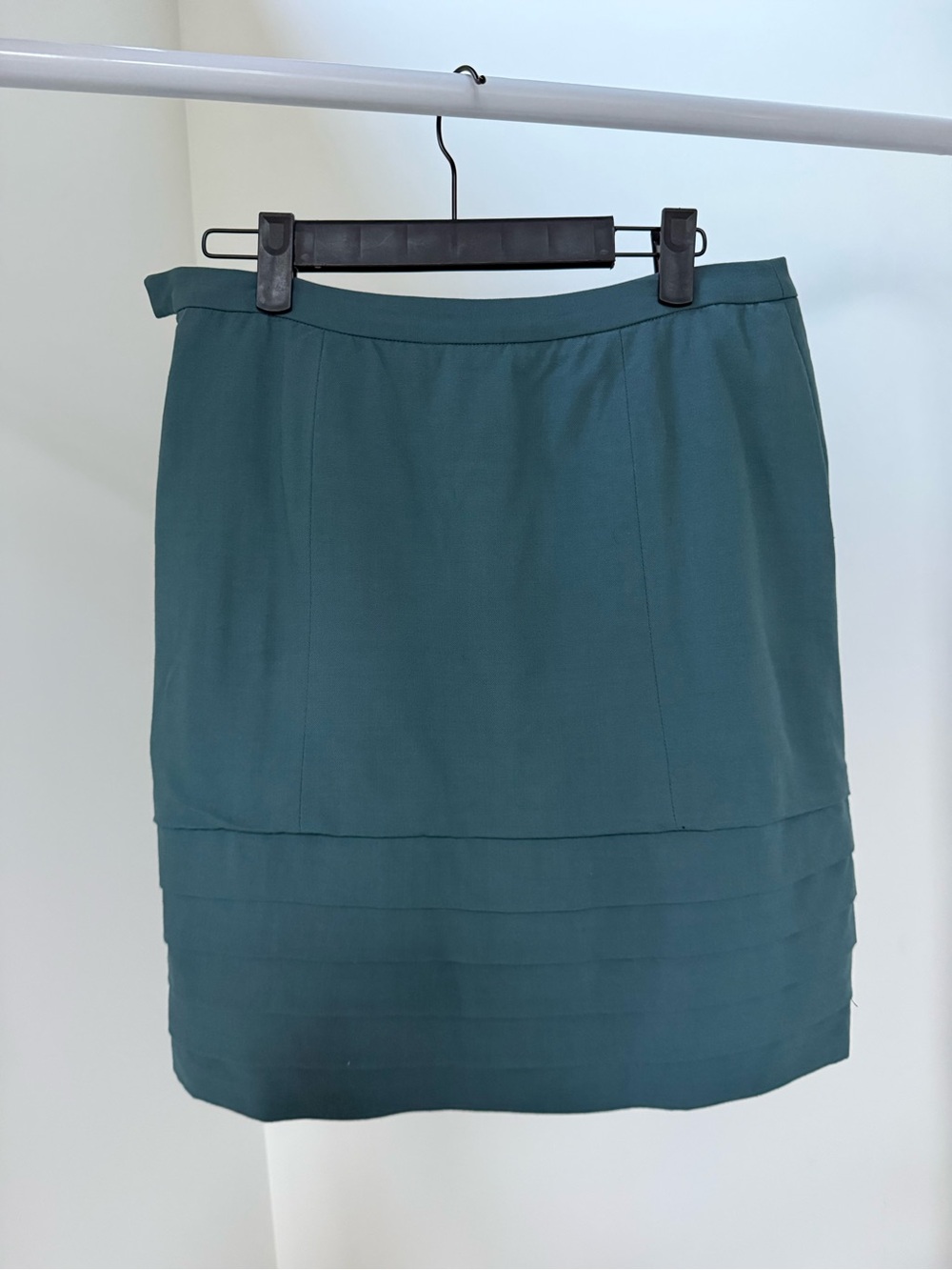 Marc Jacobs Teal Pleated Mini Skirt Sz 2